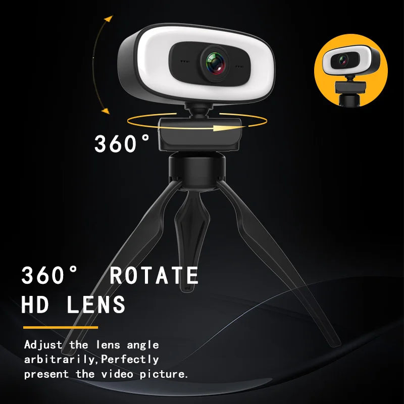 Mateus -Webcam 4K 1080P Mini Camera 2K Full HD Webcam