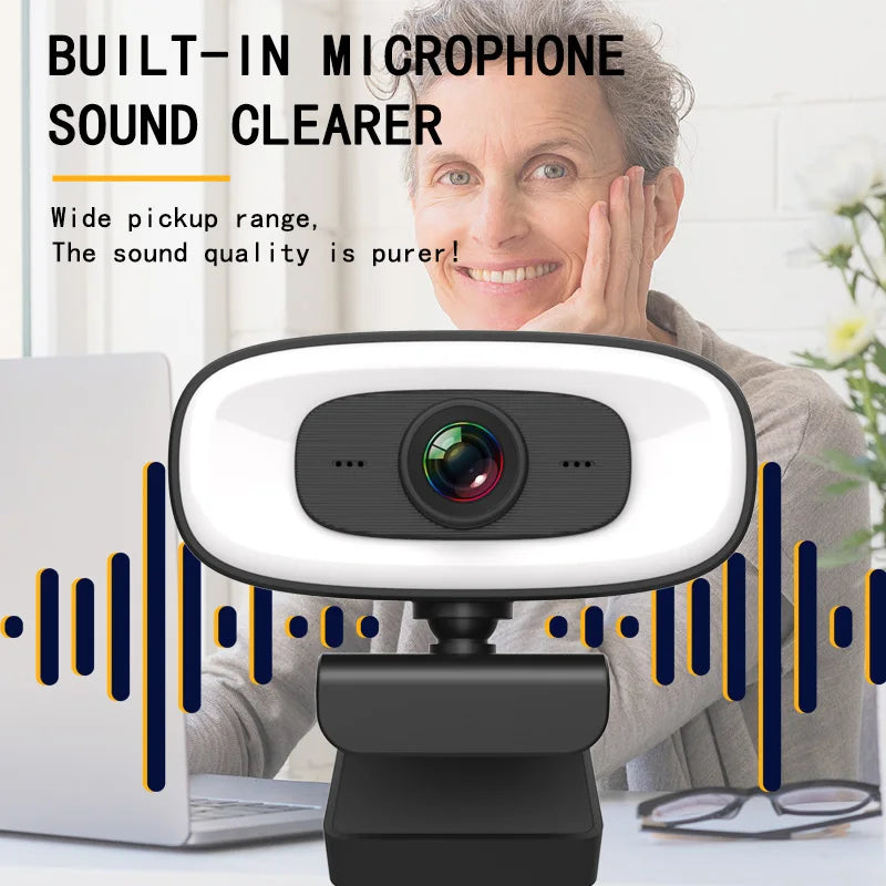 Mateus -Webcam 4K 1080P Mini Camera 2K Full HD Webcam