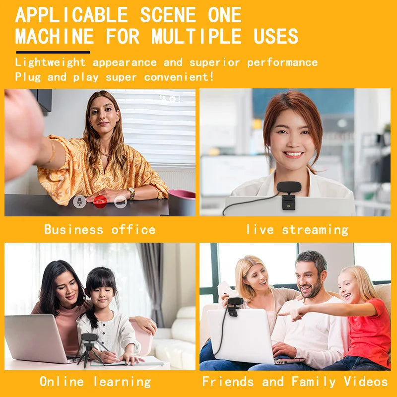 Mateus -Webcam 4K 1080P Mini Camera 2K Full HD Webcam